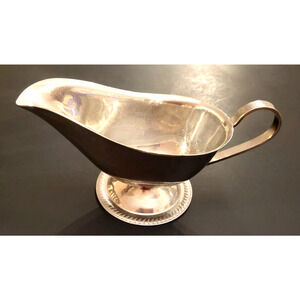 Vintage Stainless Steel Gravy Sauce Boat 18-8 Capco Japan 8"